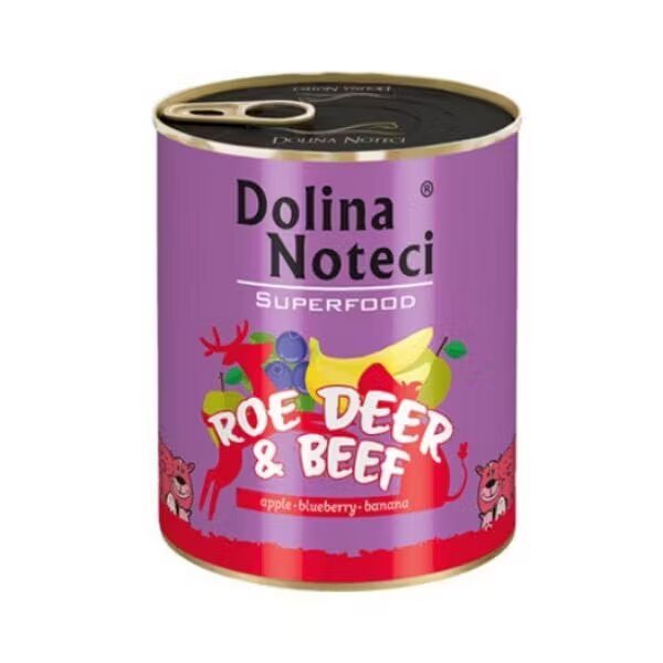 Dolina Hrana umeda caini Noteci Superfood Caprioara si Vita 800 g