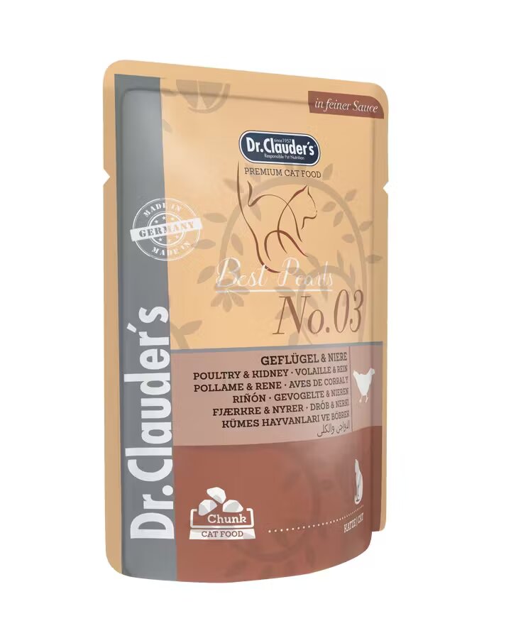Dr Clauders Dr. Clauder's Cat Pasare Curte & Rinichi 100 g