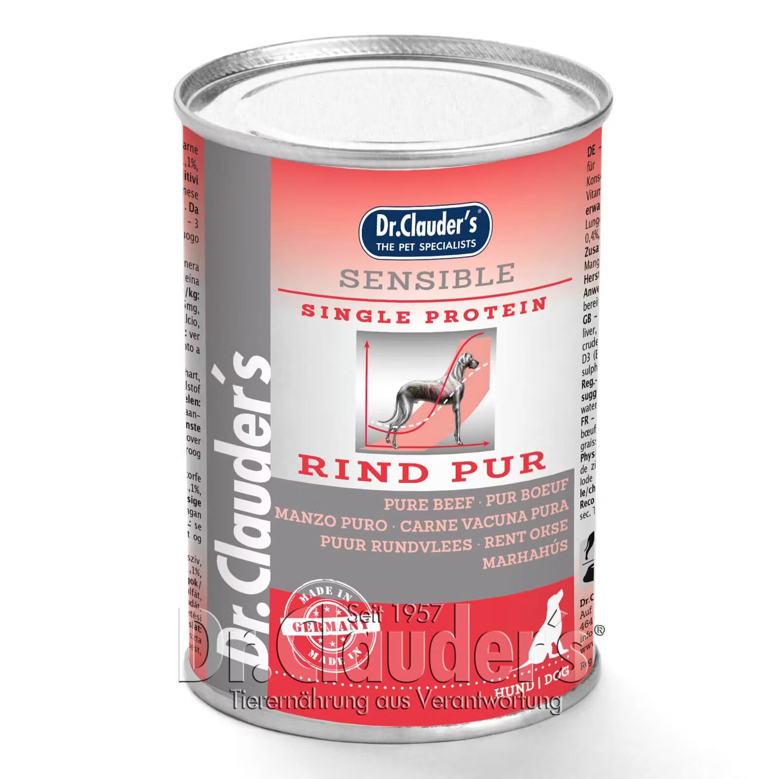 Dr Clauders Dr. Clauder's Dog Pure Beef 400 g
