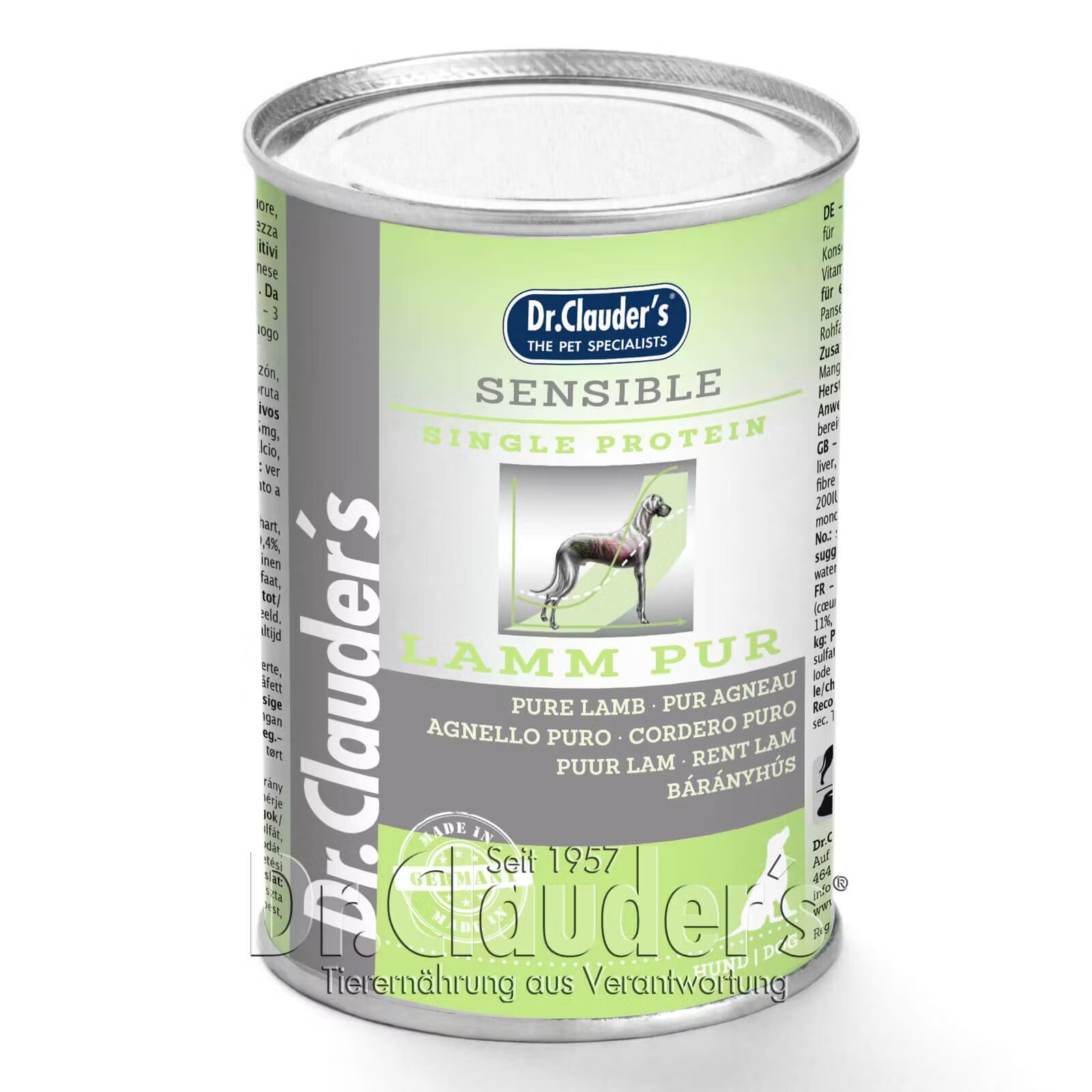 Dr Clauders Dr. Clauder's Dog Pure Lamb 400 g