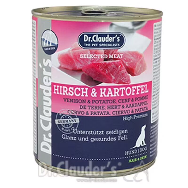 Dr Clauders Dr. Clauder’s Dog Selected Meat Caprioara & Cartof 800 g