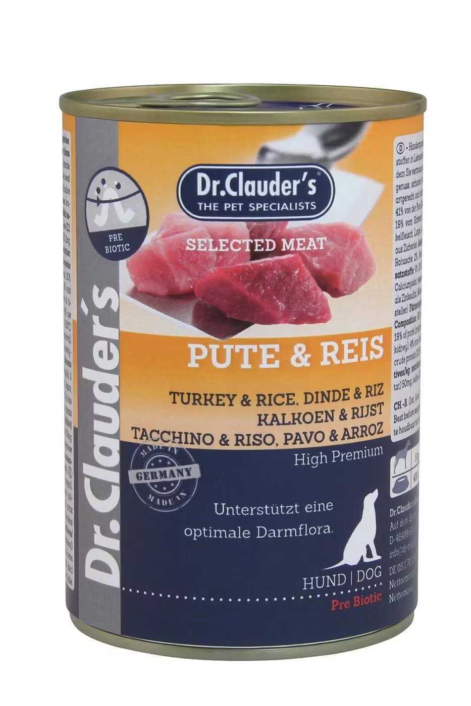 Dr Clauders Dr. Clauder’s Dog Selected Meat Curcan & Orez 400 g