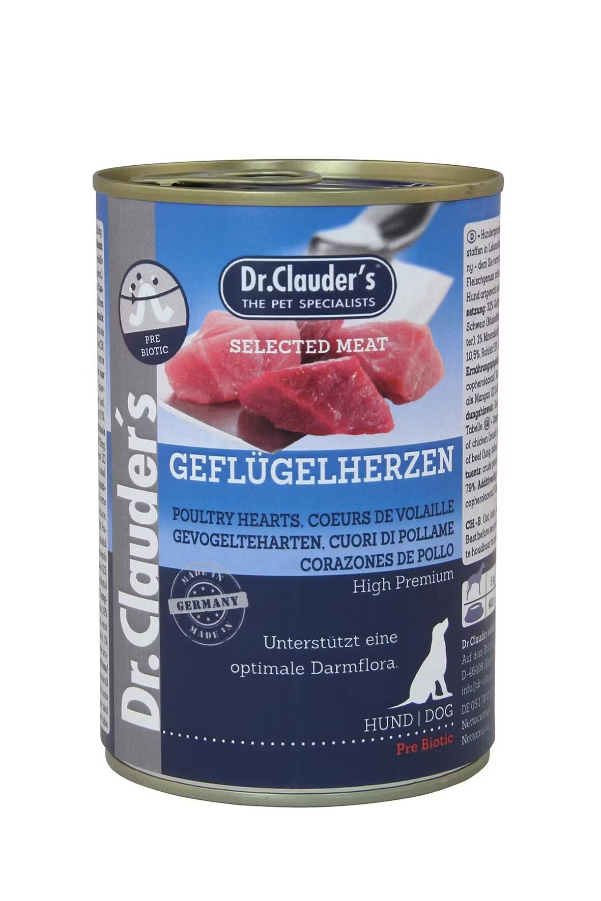 Dr Clauders Dr. Clauder's Dog Selected Meat Inimi de Pui 400 g