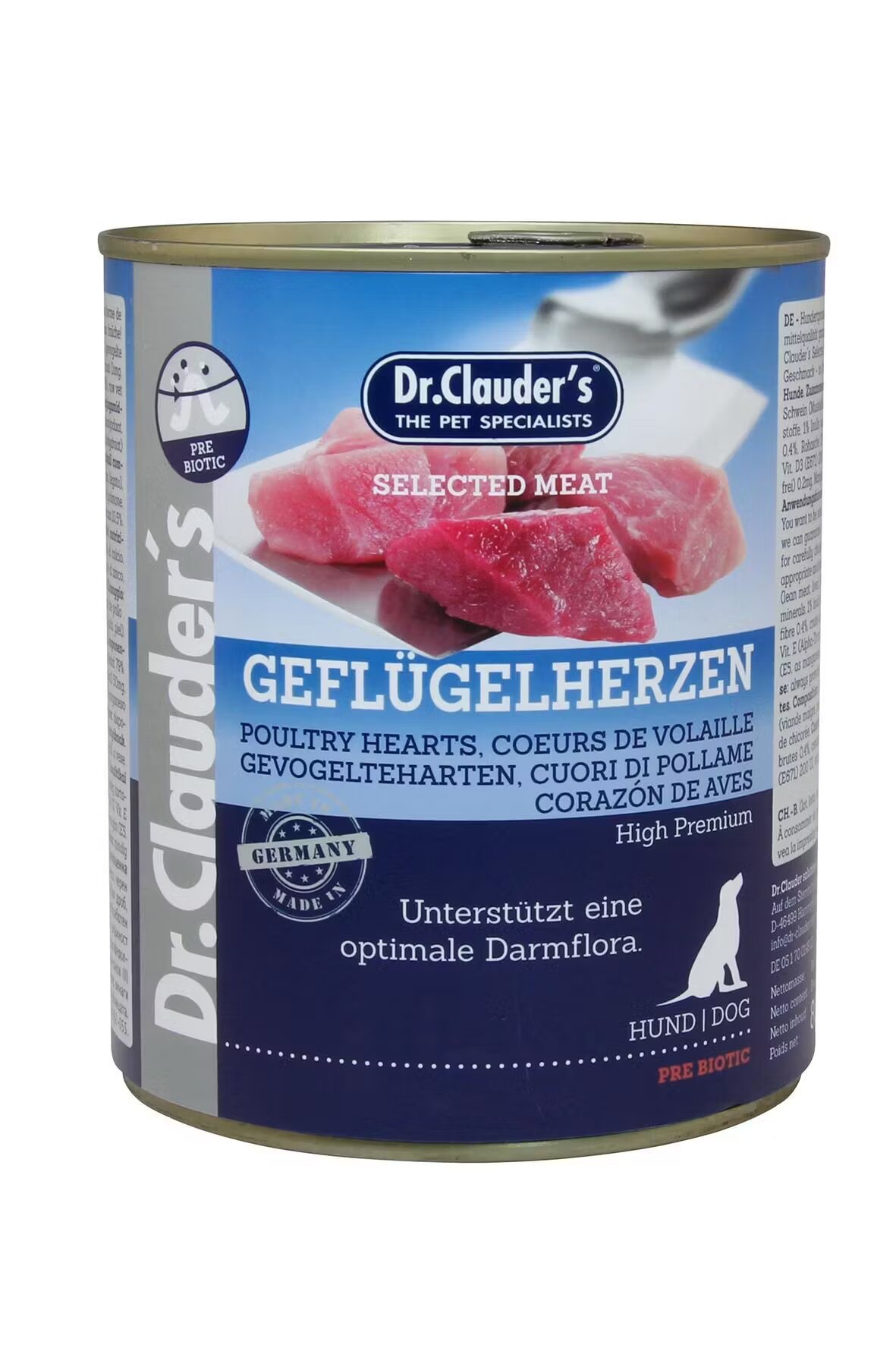 Dr Clauders Dr. Clauder's Dog Selected Meat Inimi de Pui 800 g