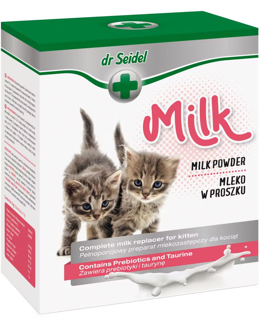 Dr Seidel Lapte praf pentru pisici Dr. Seidel 200 g