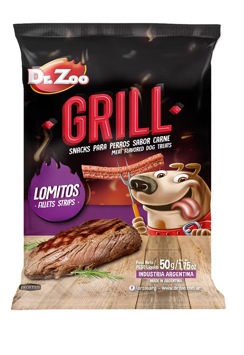Dr Zoo GRILL recompense caini Fillets Strips 50 g