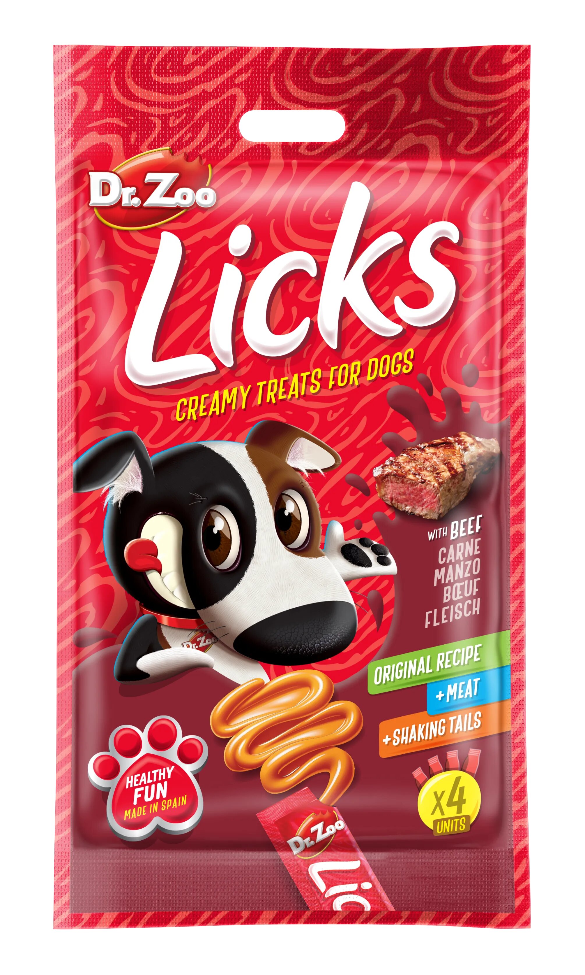 Dr Zoo Licks recompense caini Vita 4x15 g