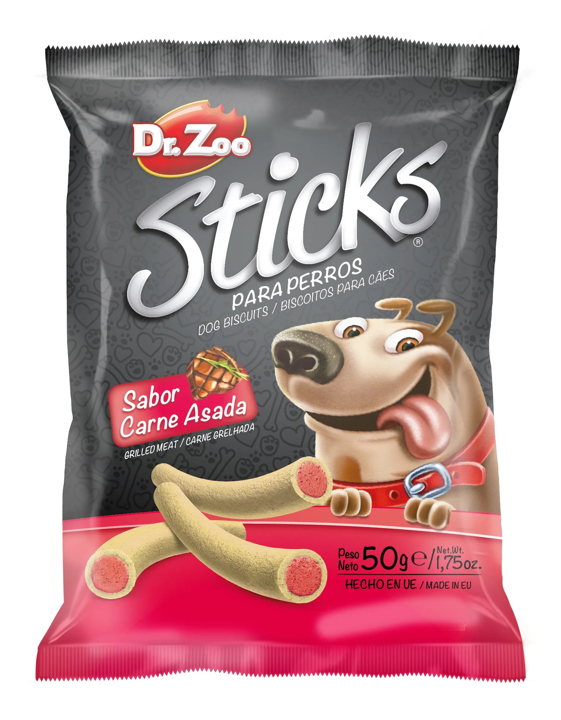Dr Zoo Sticks recompense caini Carne la Gratar 50 g