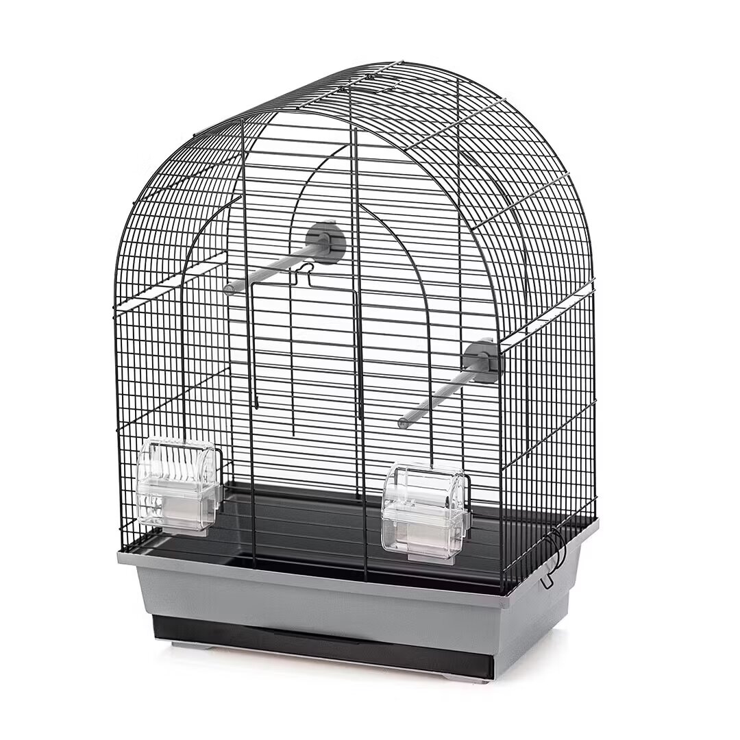 DuvoPlus Colivie Lusi 1 39x25x53cm Gri/ Negru 493/132