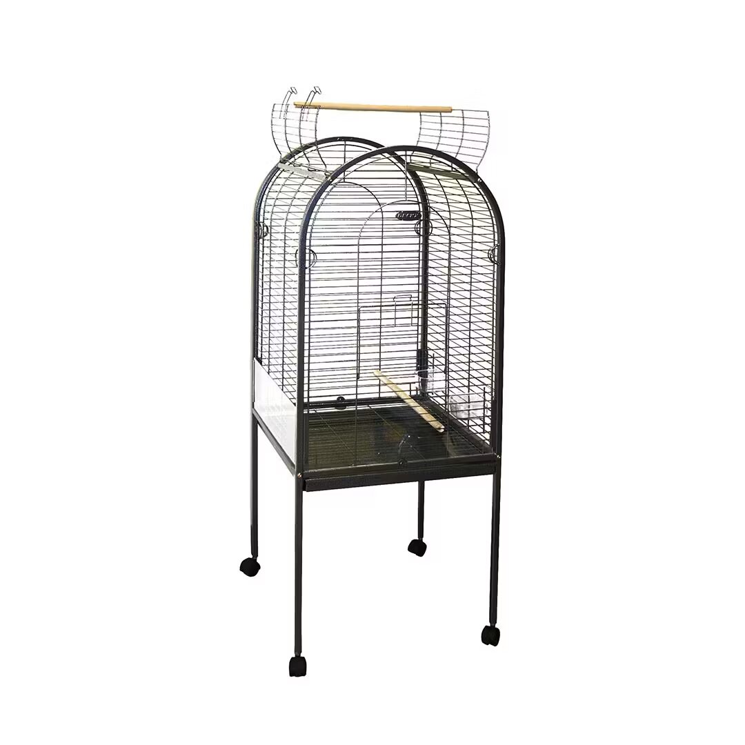 DuvoPlus Volier Pentru Papagali Junior Xxlight 55x55x143 cm Gri 498/120