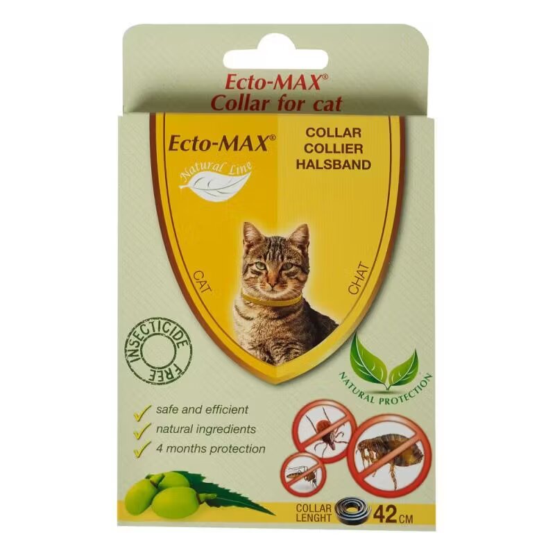 Ecto Max Zgarda antiparazitara Ecto-MAX Bio Cat 42 cm
