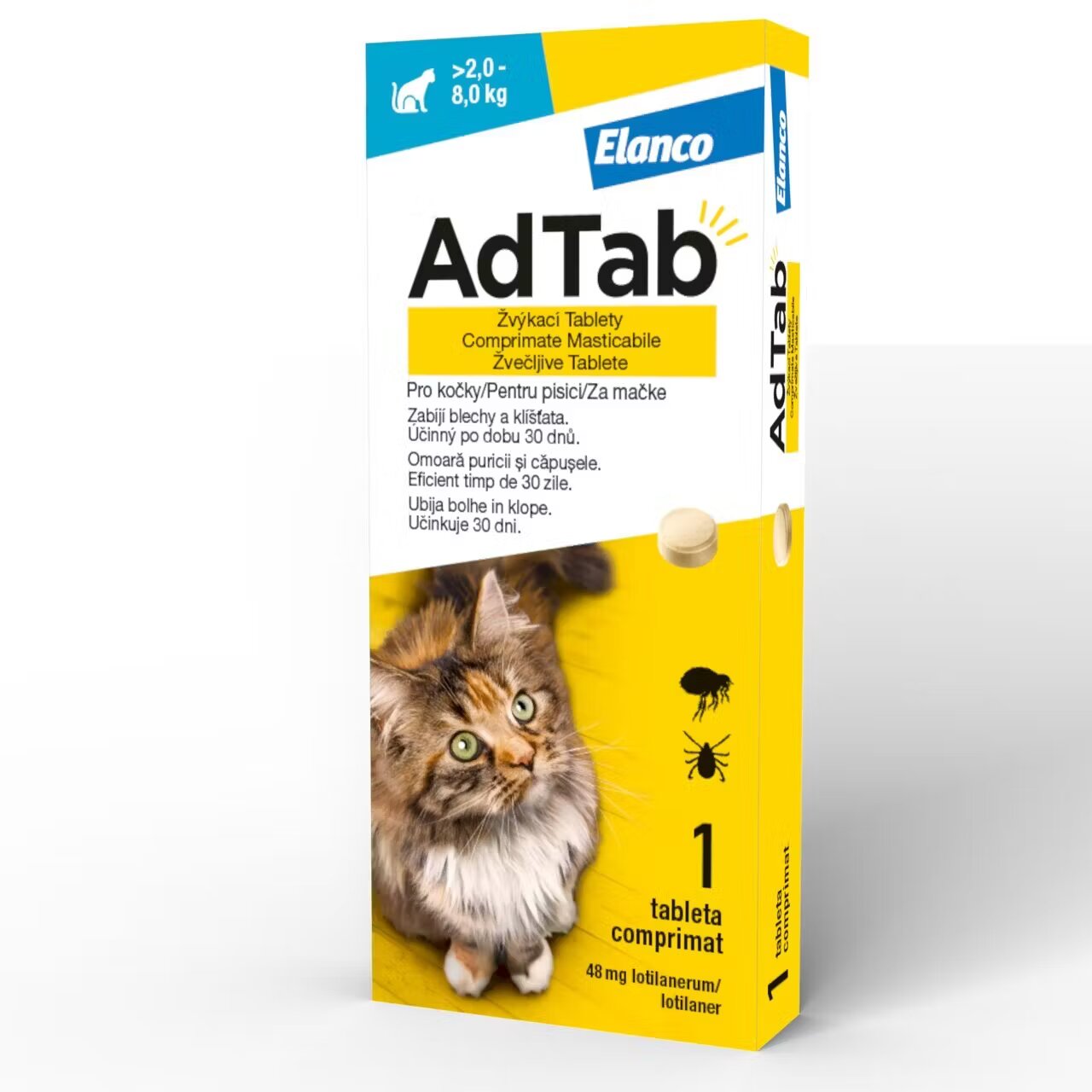 Elanco AdTab Cat 48 mg/ 1 tableta