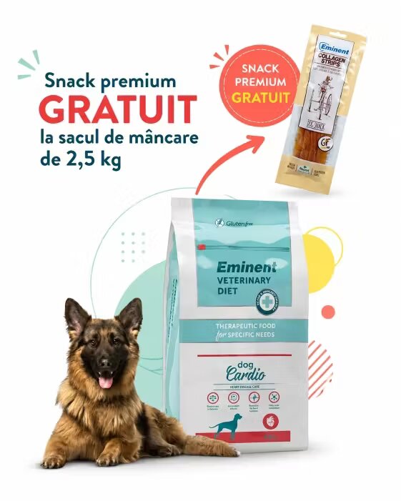 Eminent Dieta veterinara caini Veterinary Diet Dog Cardio 2.5 kg