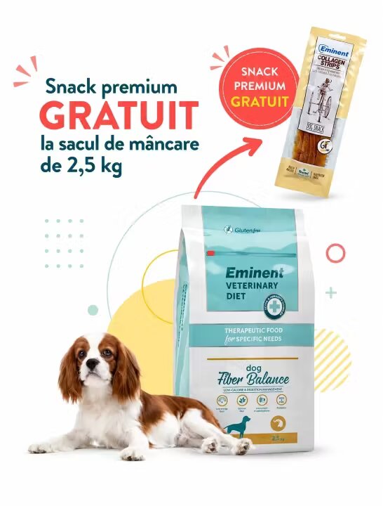 Eminent Dieta veterinara caini Veterinary Diet Dog Fiber Balance 2.5 kg