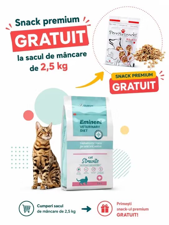 Eminent Dieta veterinara pisici Veterinary Diet Cat Struvite 2.5 kg