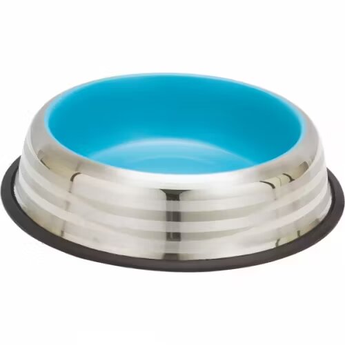 Enjoy Castron inox Blue & Silver Stripes 230 ml