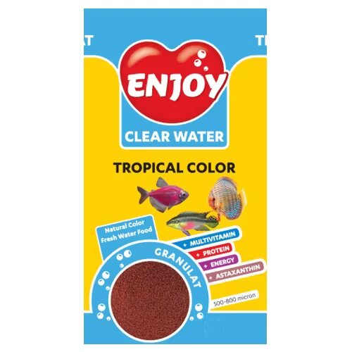 Enjoy Hrana granule pesti Tropical Color 250 ml