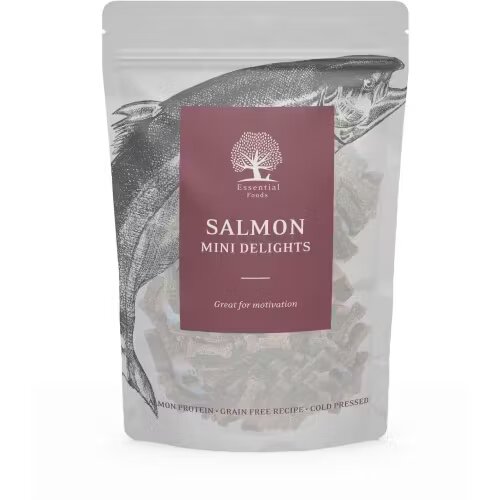 Essential Foods Recompense caini Essential Mini Delights Somon 100 g