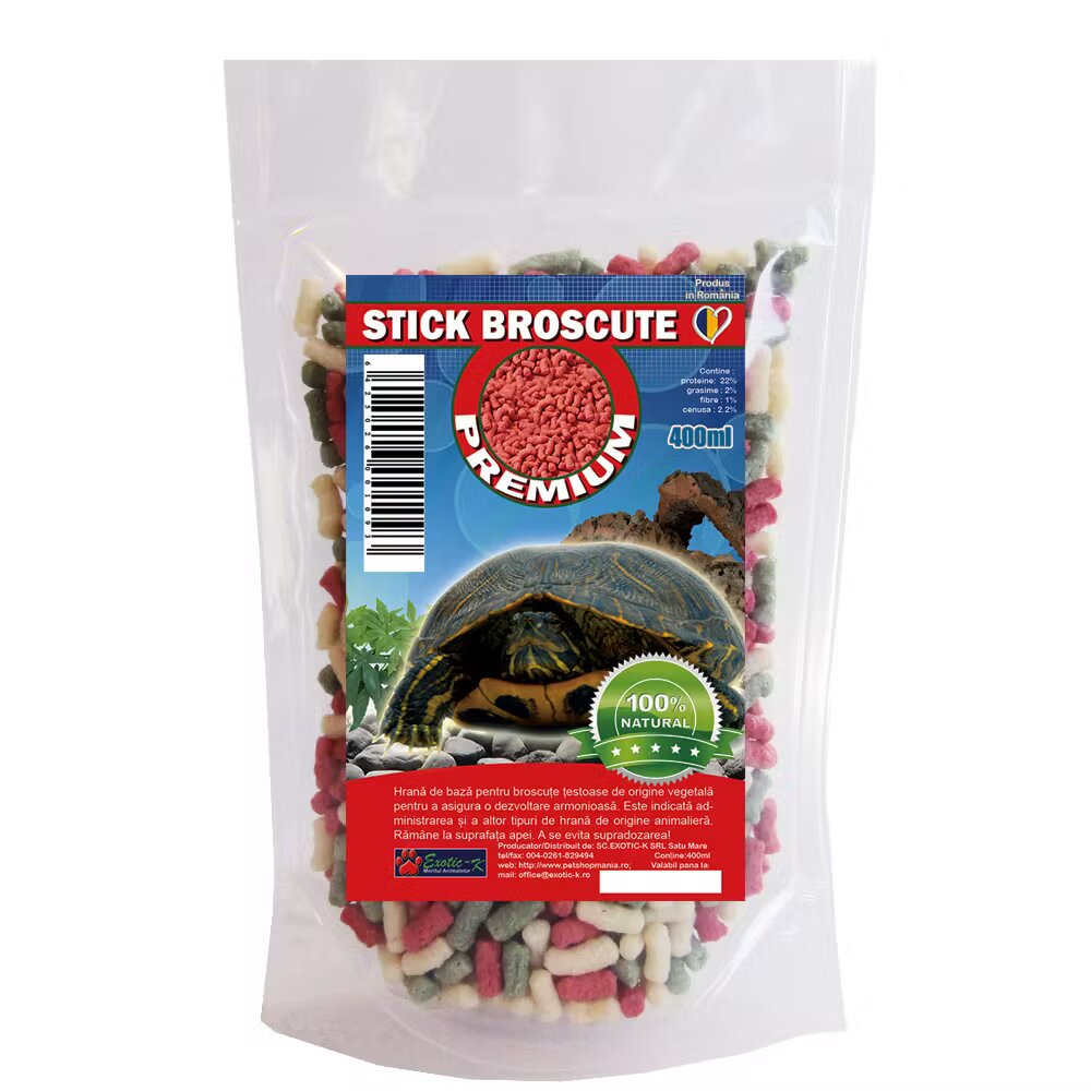 Exotic K Exo Hrana Broasca Sticks 400 ml Light