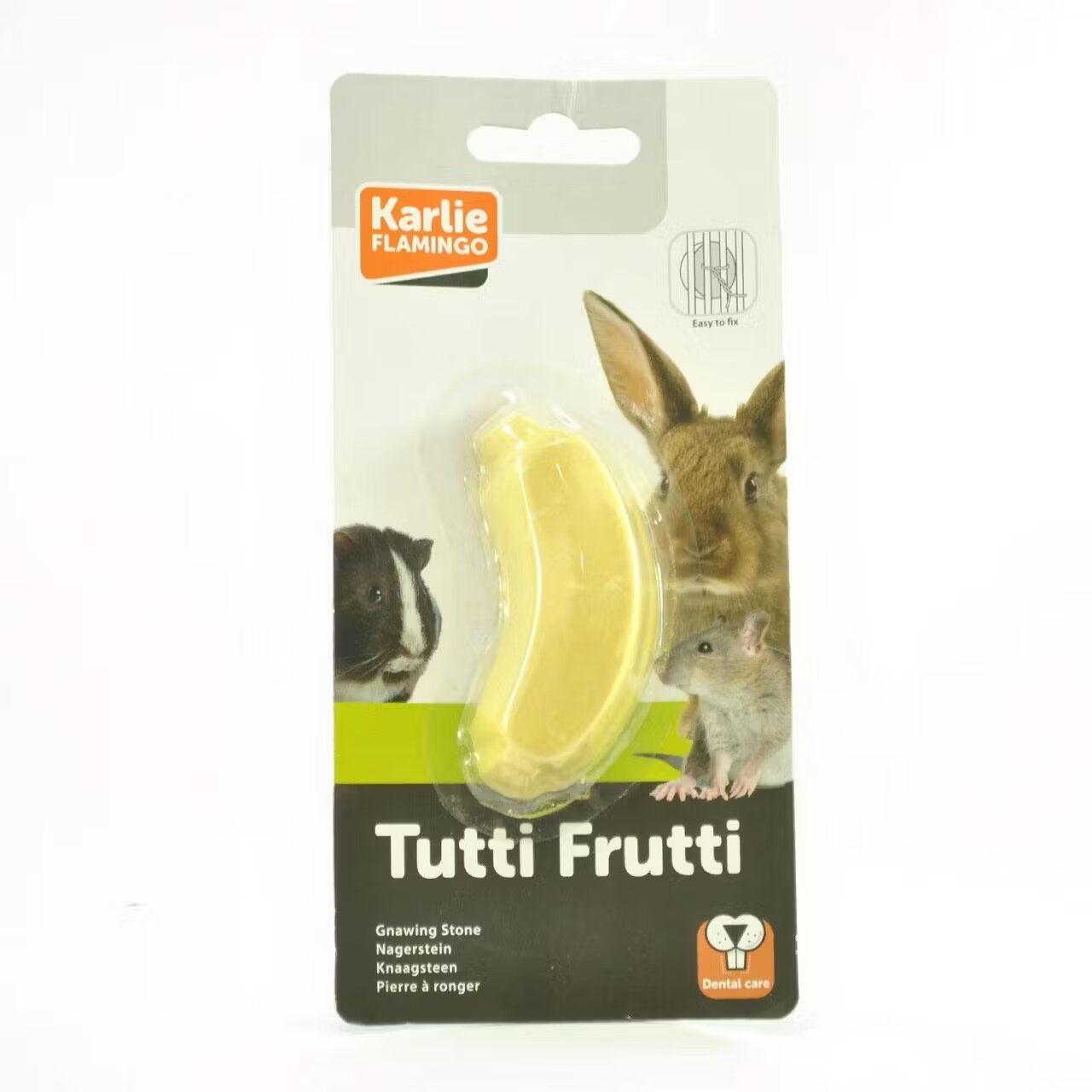 Flamingo BLOC MINERAL ROZATOARE "TUTTI FRUTTI" 25G