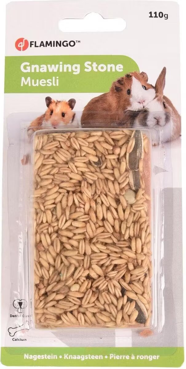 Flamingo Bloc Vitamine cu Musli pentru Rozatoare