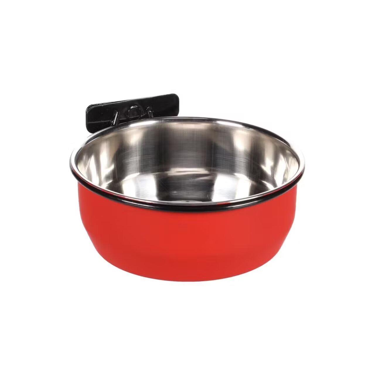 Flamingo Bol Inox Rozatoare Avaro Red S cu Surub Prindere 10 cm/ 290 ml