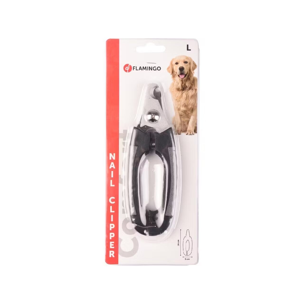 Flamingo Cleste de Unghii pentru Caini L/ 16 cm