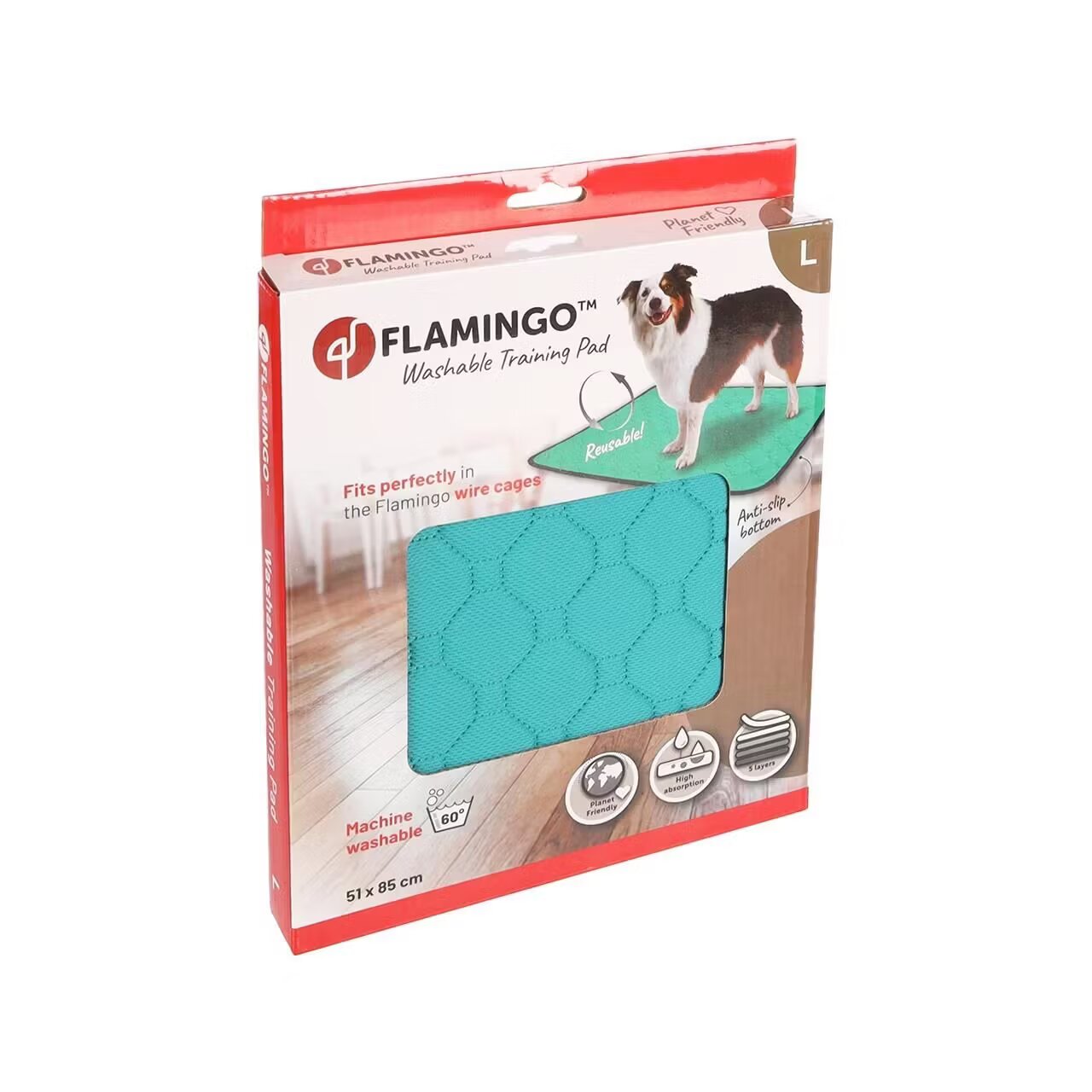Flamingo Covor Absorbant Caini Lavabil Antiderapant Patsy L/ 85x51 cm