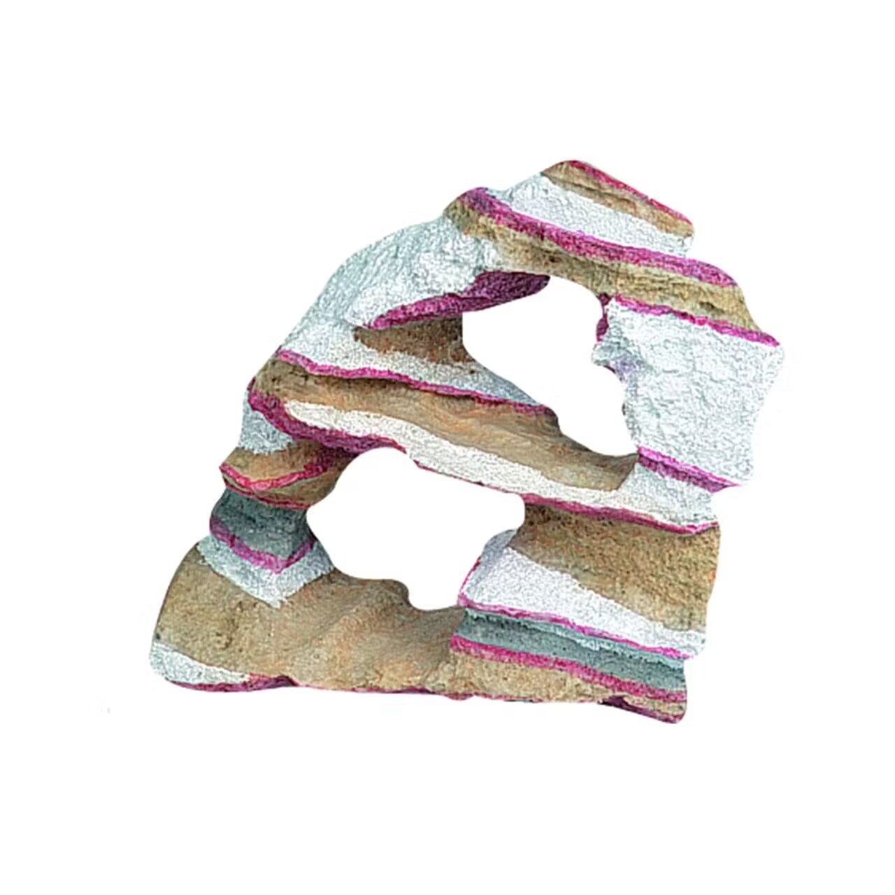 Flamingo Decor Acvariu Roca Curcubeu 14x6x12.5 cm