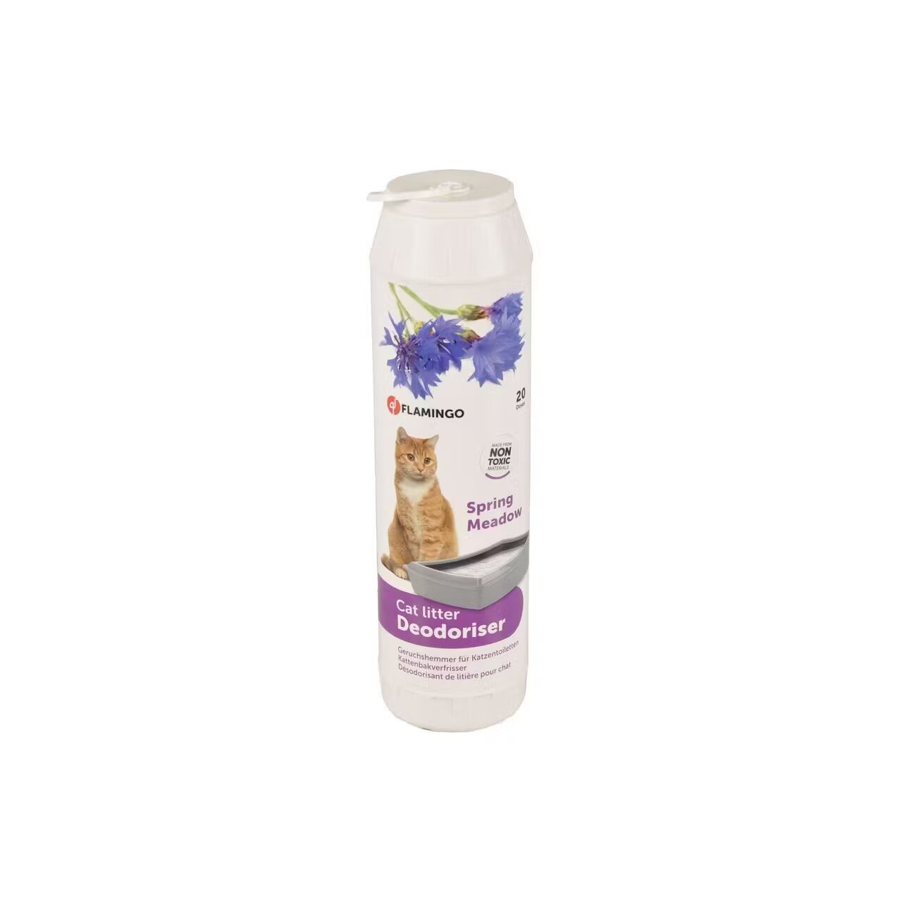 Flamingo Deodorant Litiera Pisici Spring Meadow 750 g