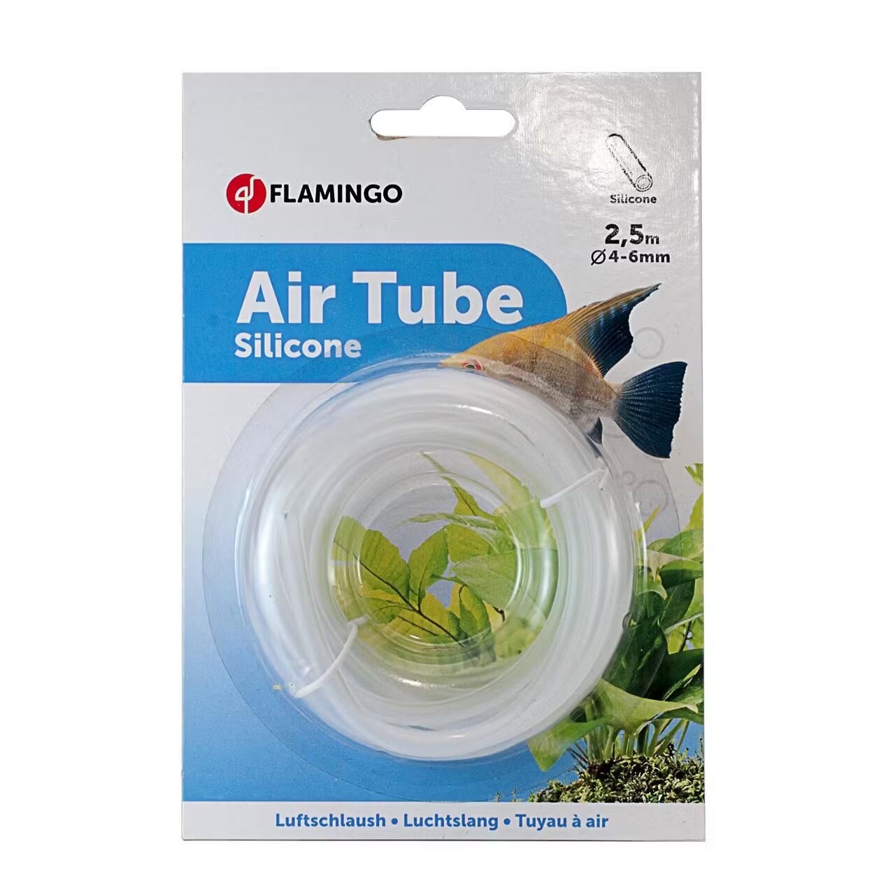 Flamingo Furtun Aer Silicon 2.5 m diametru 4-6 mm