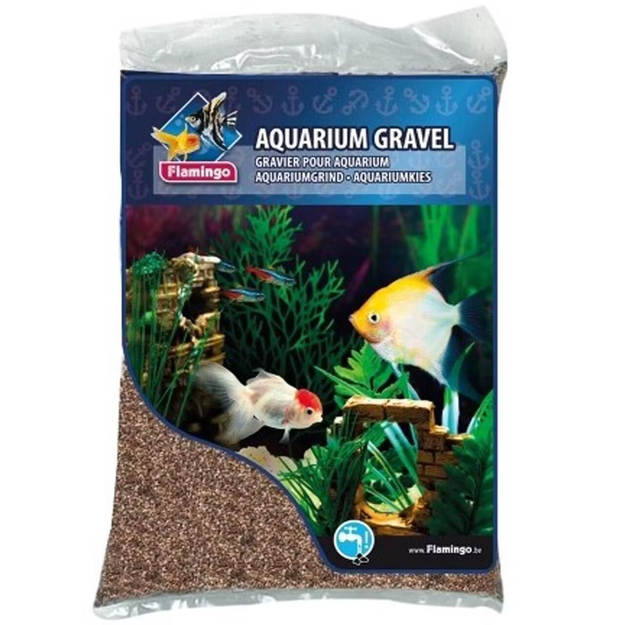 Flamingo NISIP ACVARIU CRISTAL 2.5KG 1-2MM 400426