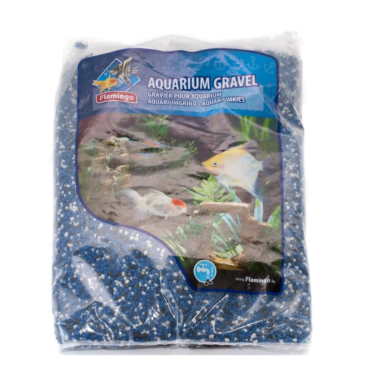 Flamingo NISIP ACVARIU NEPTUNUS ALBASTRU-NEGRU-GRI 4KG 400651