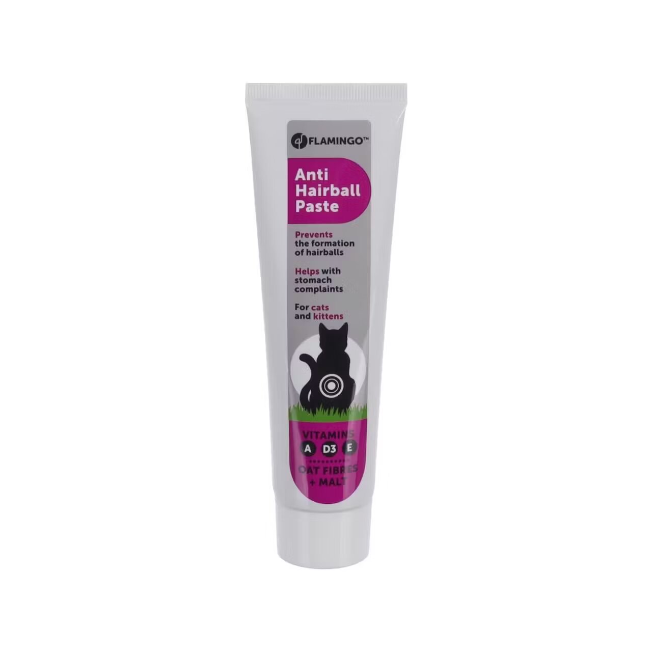 Flamingo Pasta pentru Pisici Anti-hairball Daggi cu Vitamine 100 g
