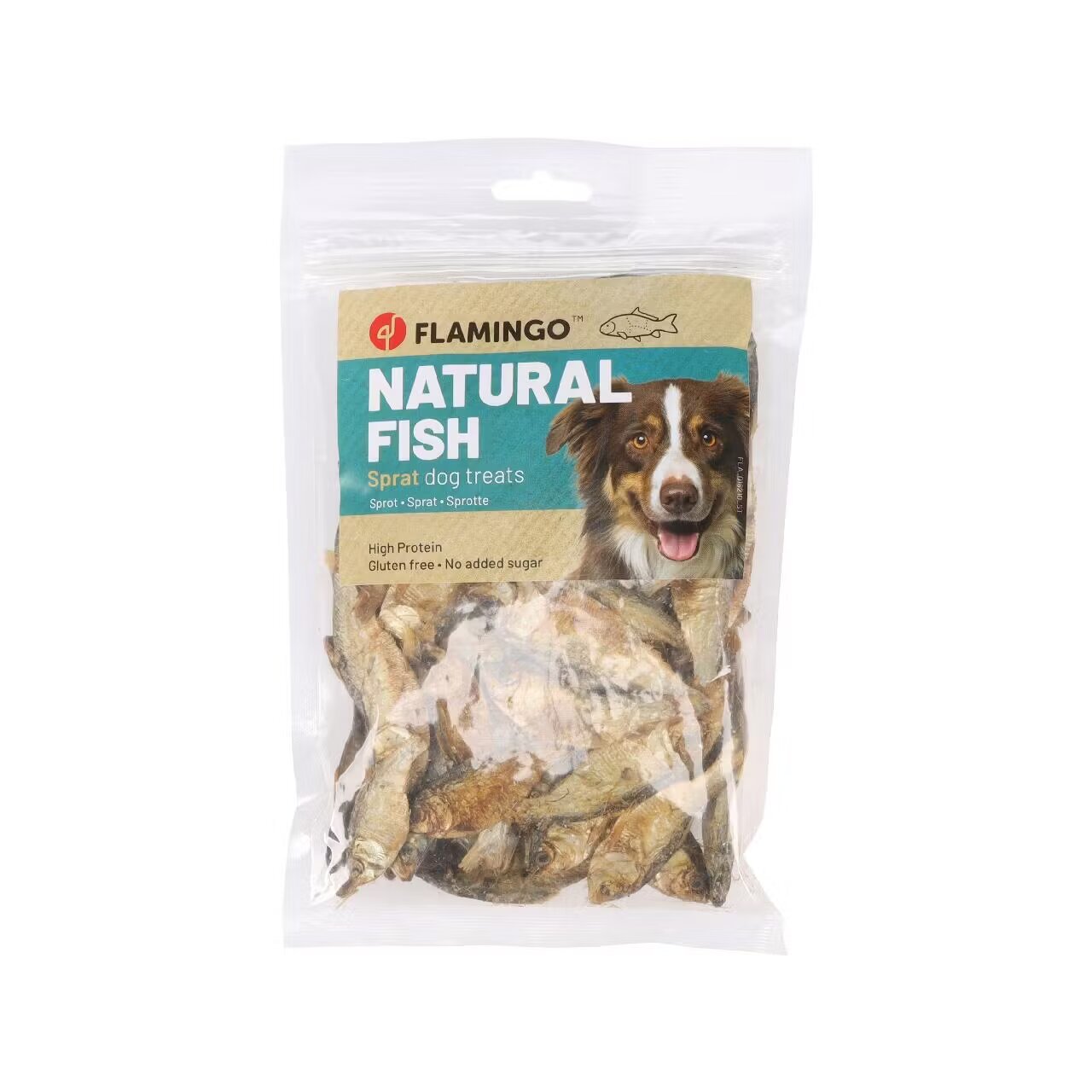 Flamingo Recompense Caini Snack cu Peste Natural Sprot 100 g