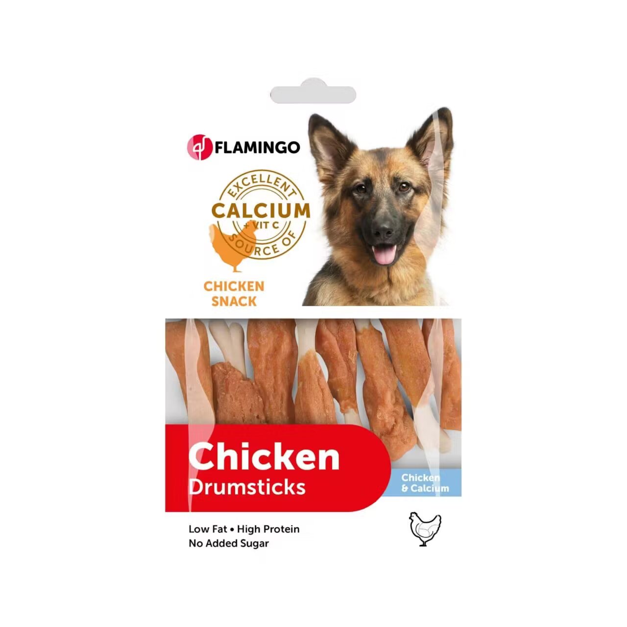 Flamingo RECOMPENSE PENTRU CAINI SNACK OS PUI CU CALCIU 85GR