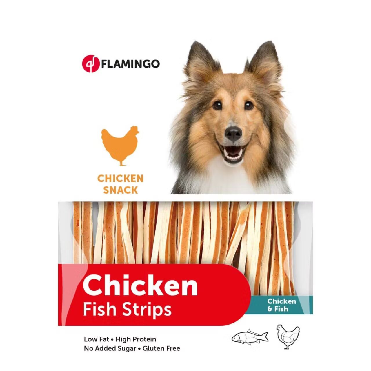 Flamingo RECOMPENSE PENTRU CAINI SNACK PUI "SANDWICH" 400GR