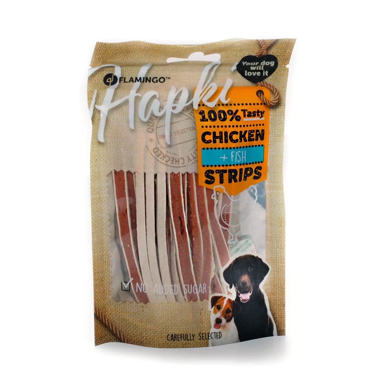 Flamingo RECOMPENSE PENTRU CAINI SNACK PUI "SANDWICH" 85GR