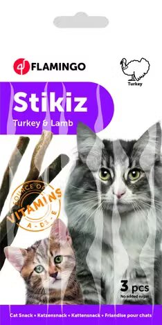 Flamingo Snack Cat Curcan Stikiz 15 g