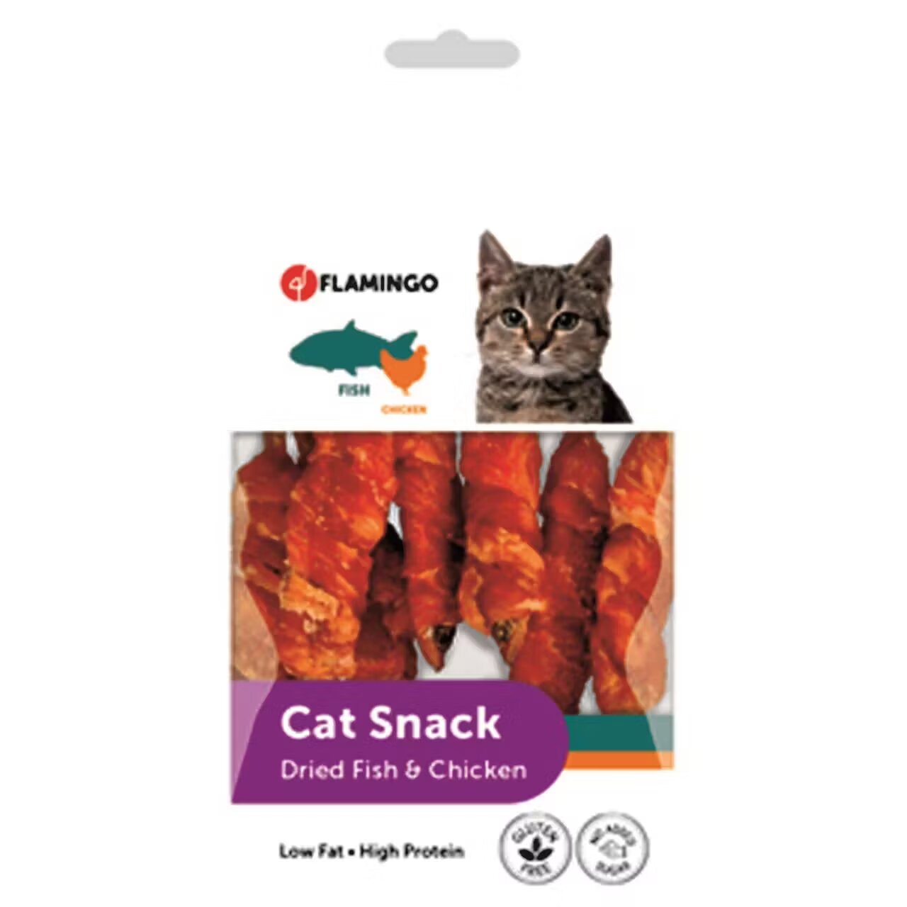 Flamingo SNACK CAT PESTE SI PUI 50G/560604