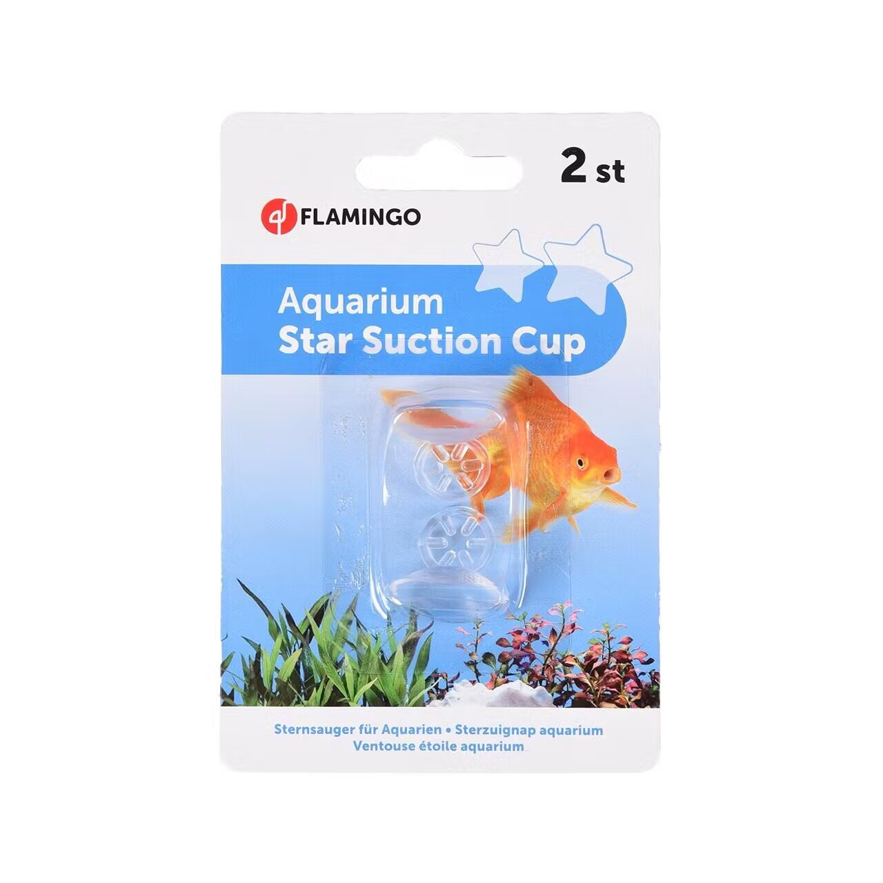 Flamingo Ventuza Acvariu Stea S/ 15 mm (2 buc)