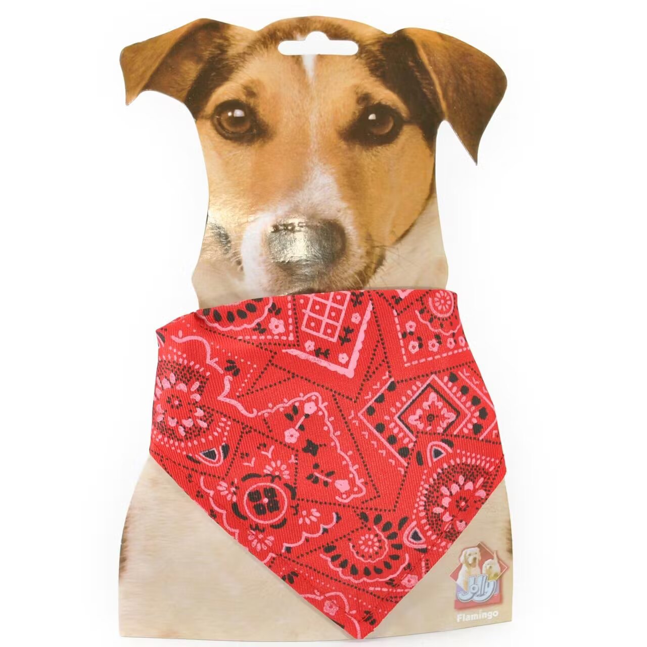 Flamingo ZGARDA PENTRU CAINI ROSIE CU BANDANA 25-40CM/505759