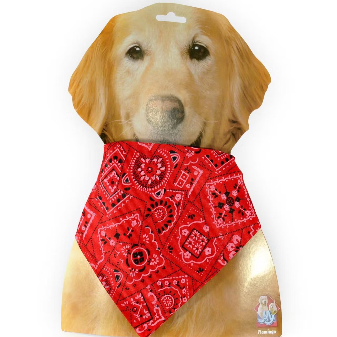 Flamingo ZGARDA PENTRU CAINI ROSIE CU BANDANA 35-50CM/505760