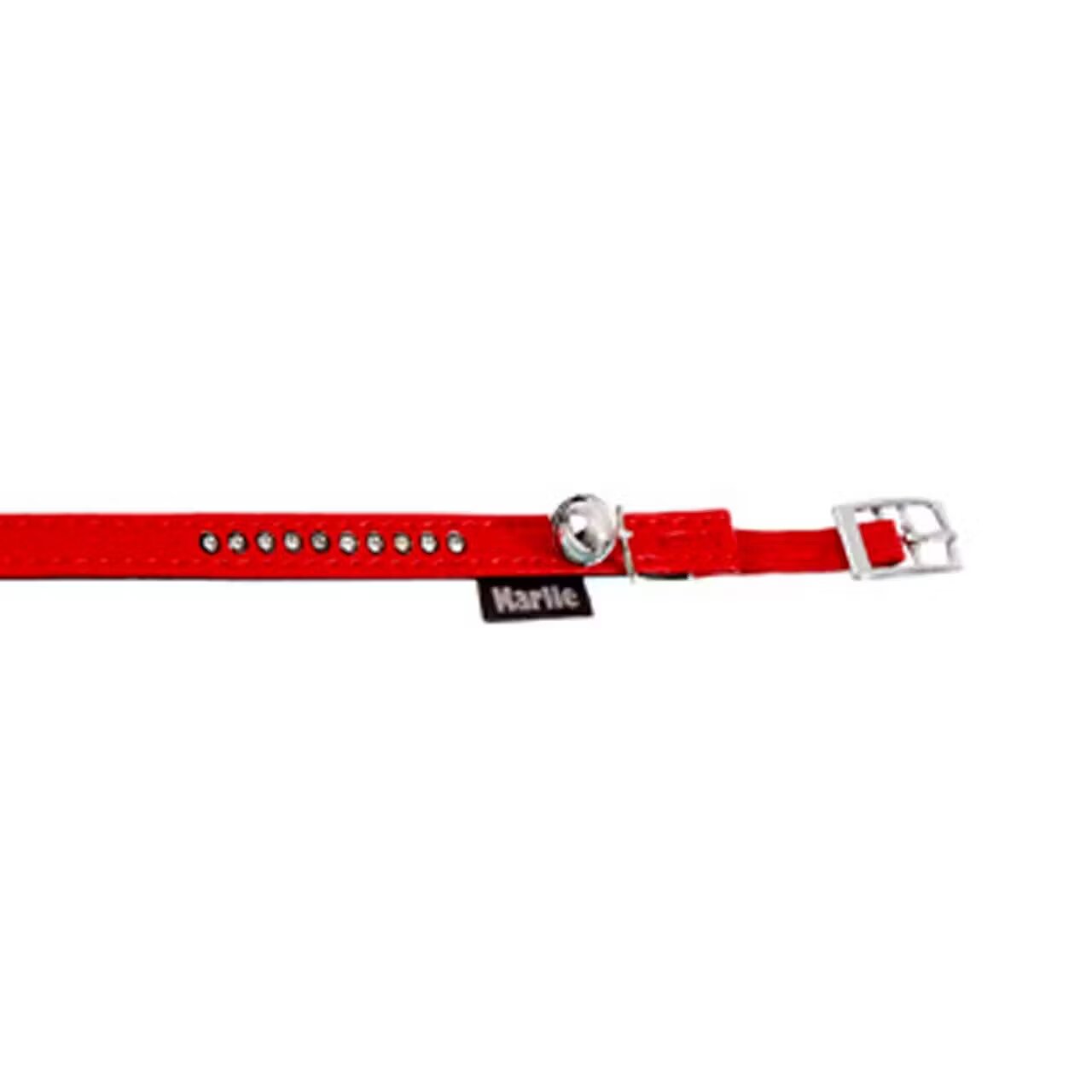 Flamingo ZGARDA RED CU CLOPOTEL & STRASURI PENTRU PISICI 30CM*10MM/67682