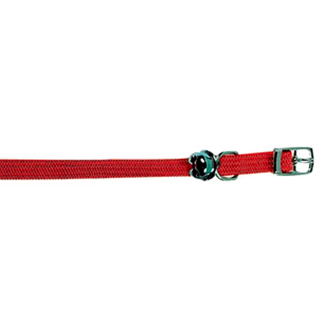 Flamingo ZGARDA RED ELASTIC CU CLOPOTEL PENTRU PISICI 32CM*10MM/500620
