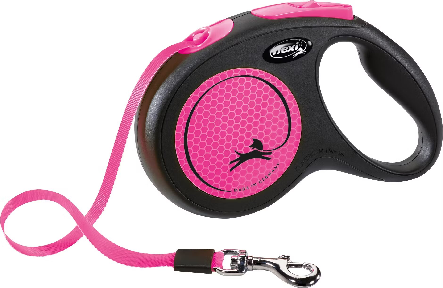 Flexi Lesa Banda M: 5m/25kg Roz Neon 209326