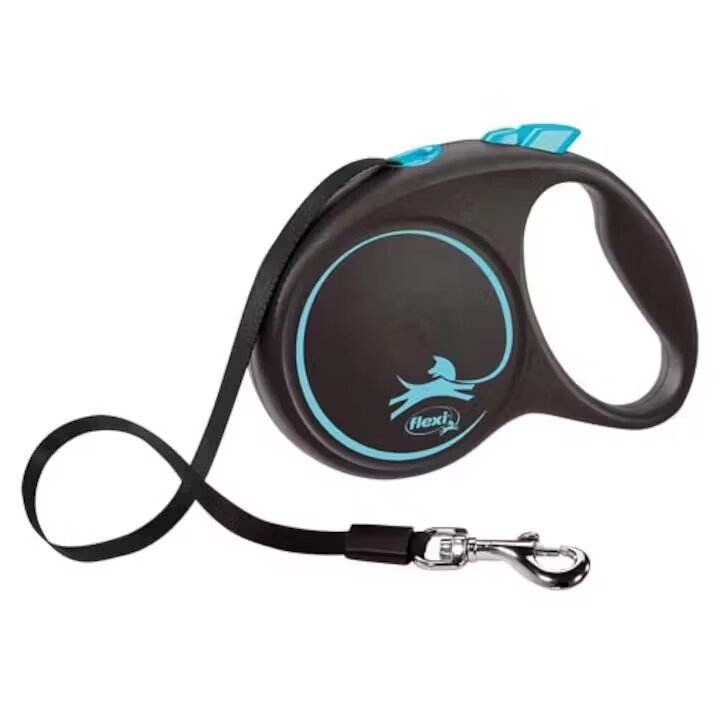 Flexi Lesa caini pana la 15 kg S 5 m albastru