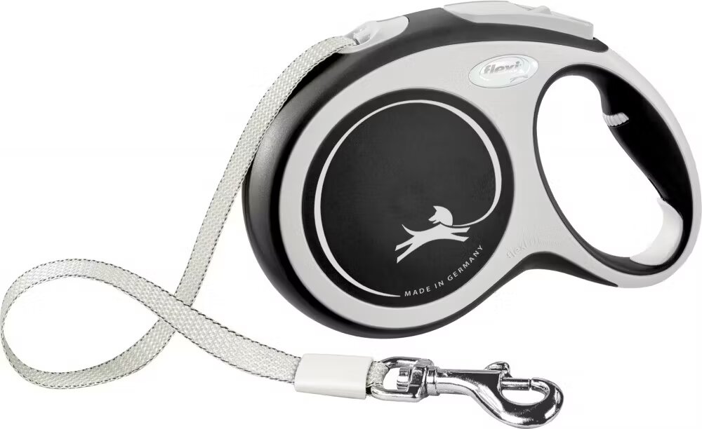 Flexi Lesa Comfort Banda L: 8m/50kg Negru 213701