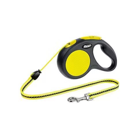 Flexi Lesa Pentru Caini Classic M 5 M-20 Kg Neon/25222