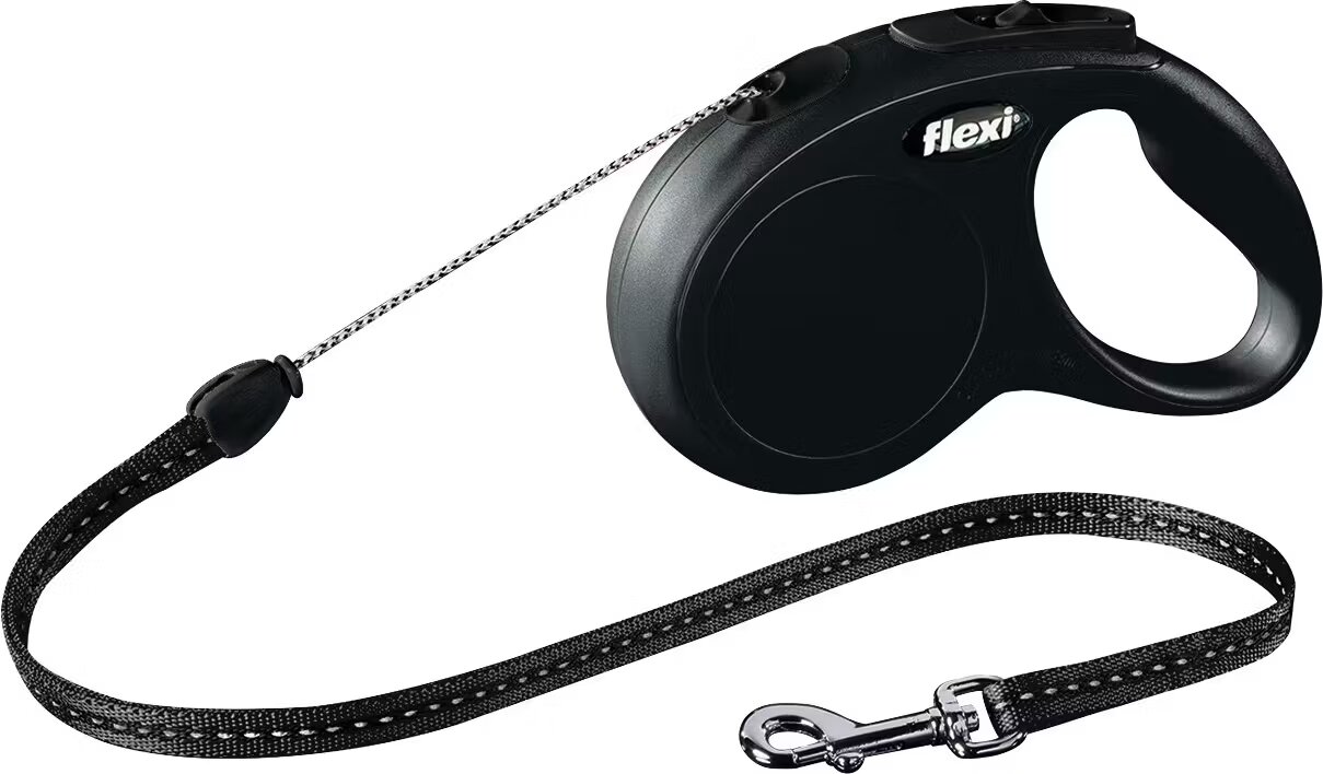 Flexi Lesa Snur Classic S 5 m /12 kg Negru 11781